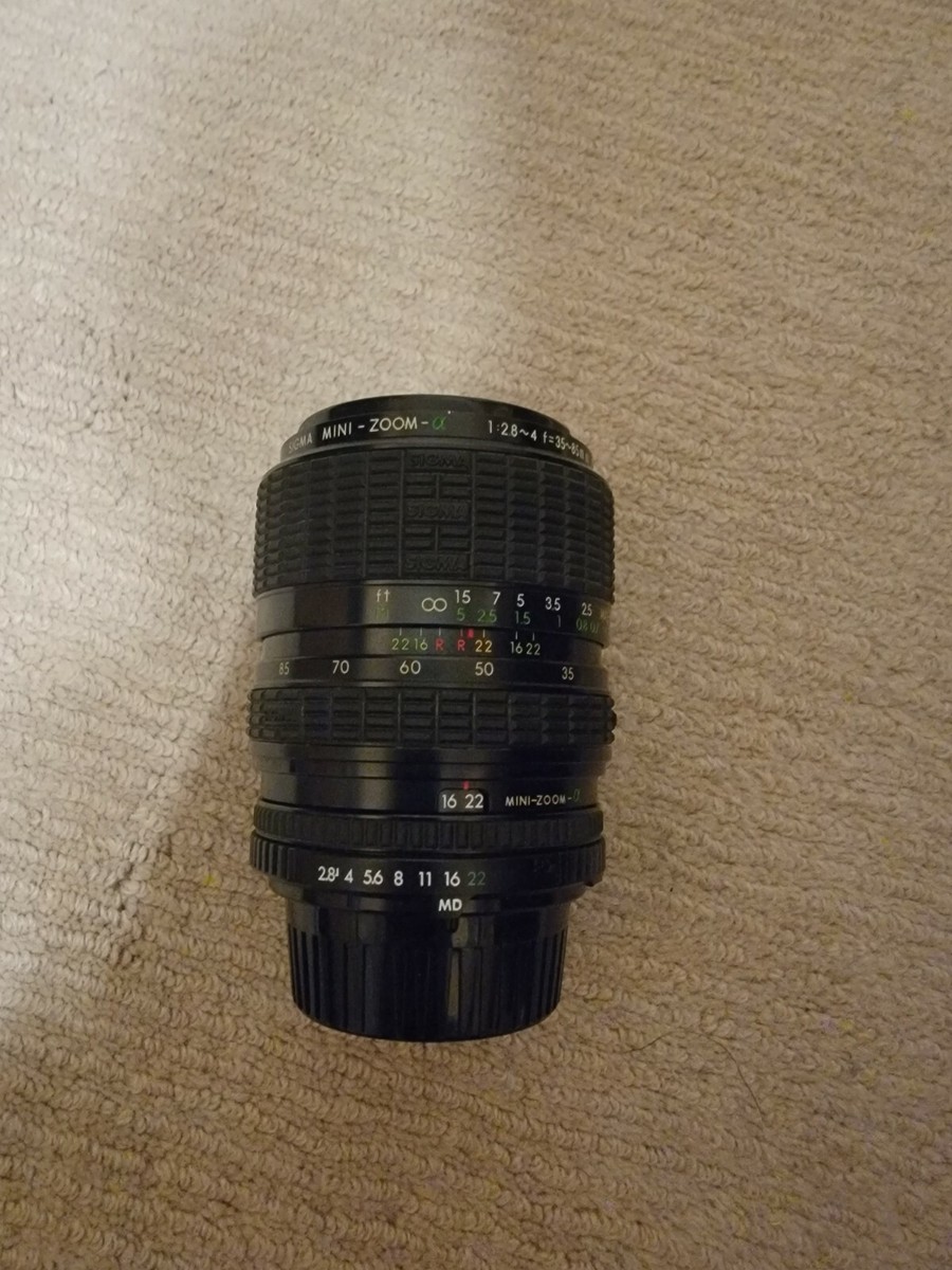 As-Is] SIGMA 35-85mm f2.8-4 Zoom Lens | eBay