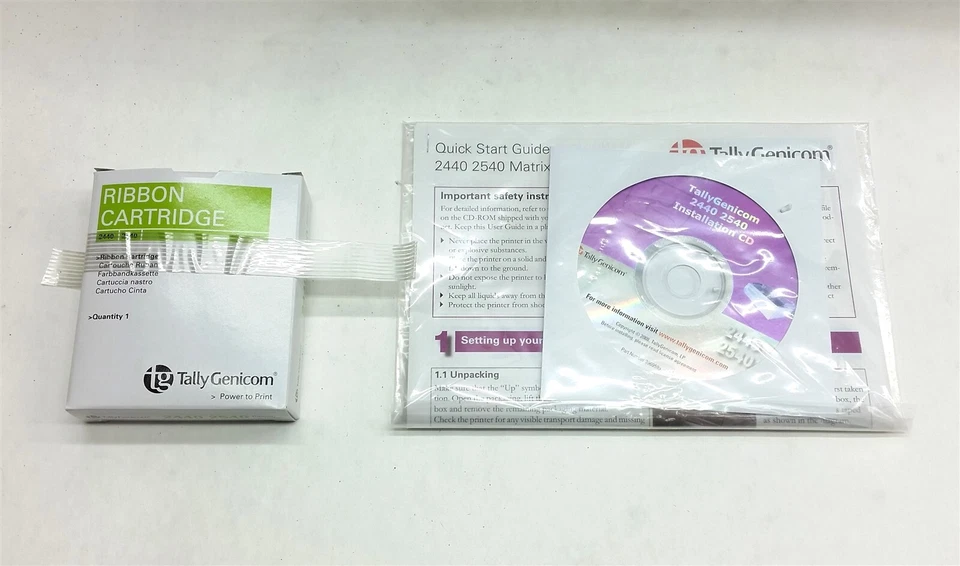 NEW TALLY GENICOM DOT MATRIX IMPACT PRINTER 2440/9 043439 80 COLUMNS 9-WIRE - Image 4 of 4