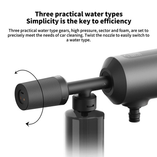 Kabellose Autowaschmaschine 2 160L/h großes Wasservolumen effiziente Spülung kabellos - Bild 12 von 18