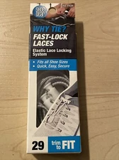 Shoe Gear - Why Tie? Fast-Lock Laces Elastic Locking  System - WHITE