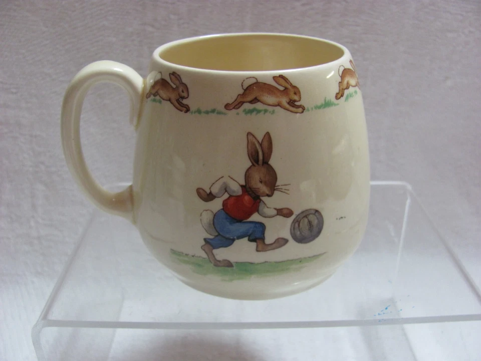 Royal Doulton Bunnykins One Handle Albion Mushroom Cup - Barbara Vernon Signed - Image 2 of 4