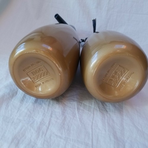 Vintage BOC Gold Brown Soda Syphon Bottles Serial No SHUA/Z Made in England x 2 - Picture 8 of 12