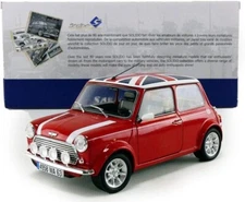 Solido Red Union Jack Mini Cooper 1.3i Sport Pack 1/18th  Diecast Model (USA Shi