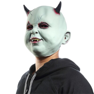 Gruselige Halloween Maske, Evil Kid, Vampir, Horror Gesichtsmaske, The Evil Cosplay