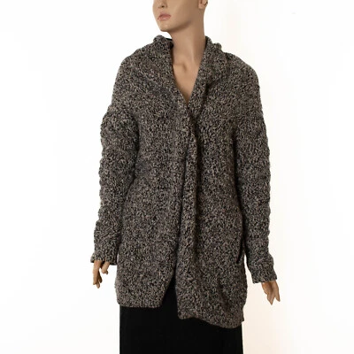 Cardigan ouvert ZADIG & VOLTAIRE noir mélangé 27% laine 47% alpaga taille S - Photo 1/4