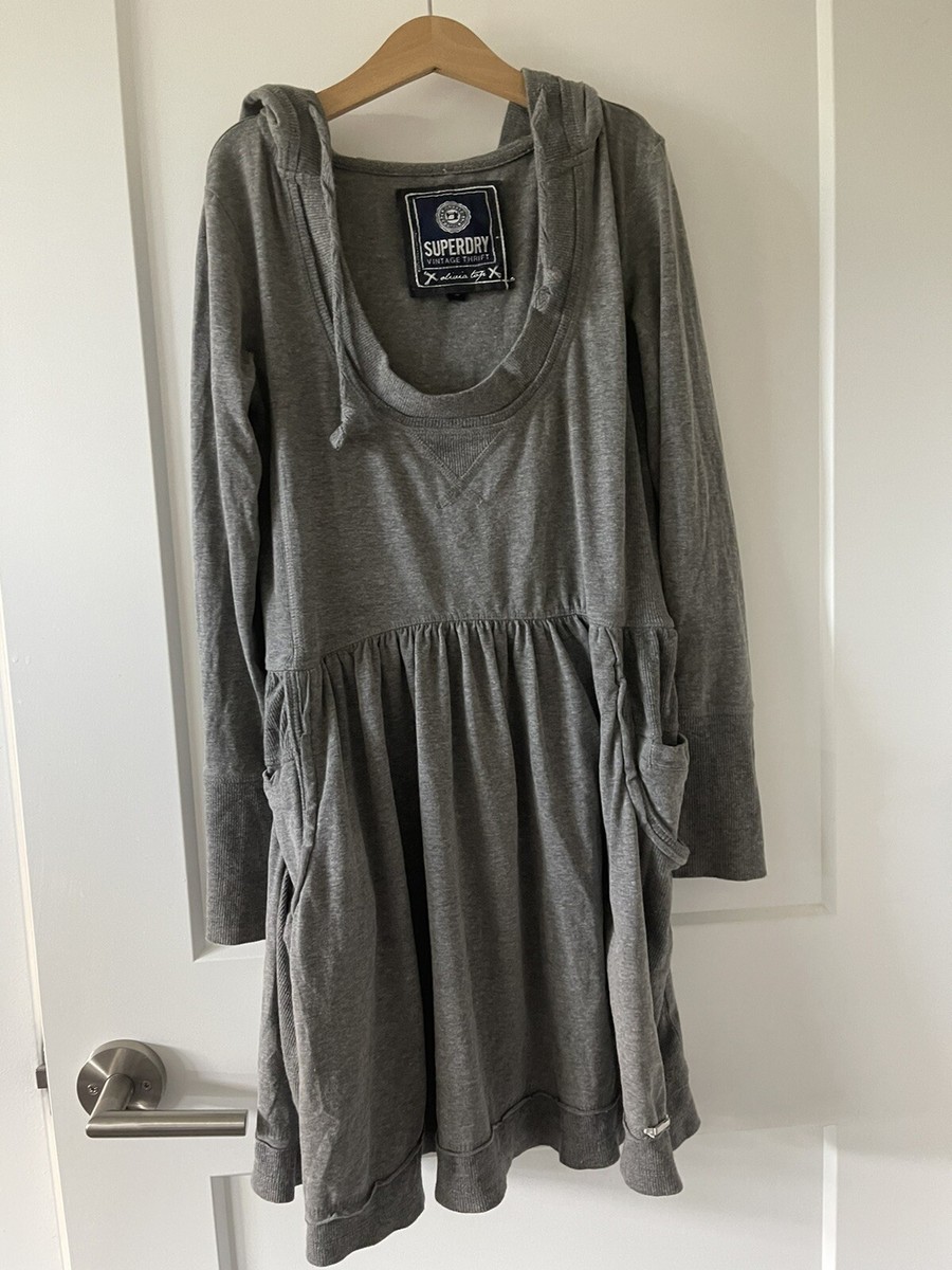 superdry vintage thrift dress 2010s Coquette Jersey Lace Ruffle Mini (XS) Superdry | Dresses | Superdry