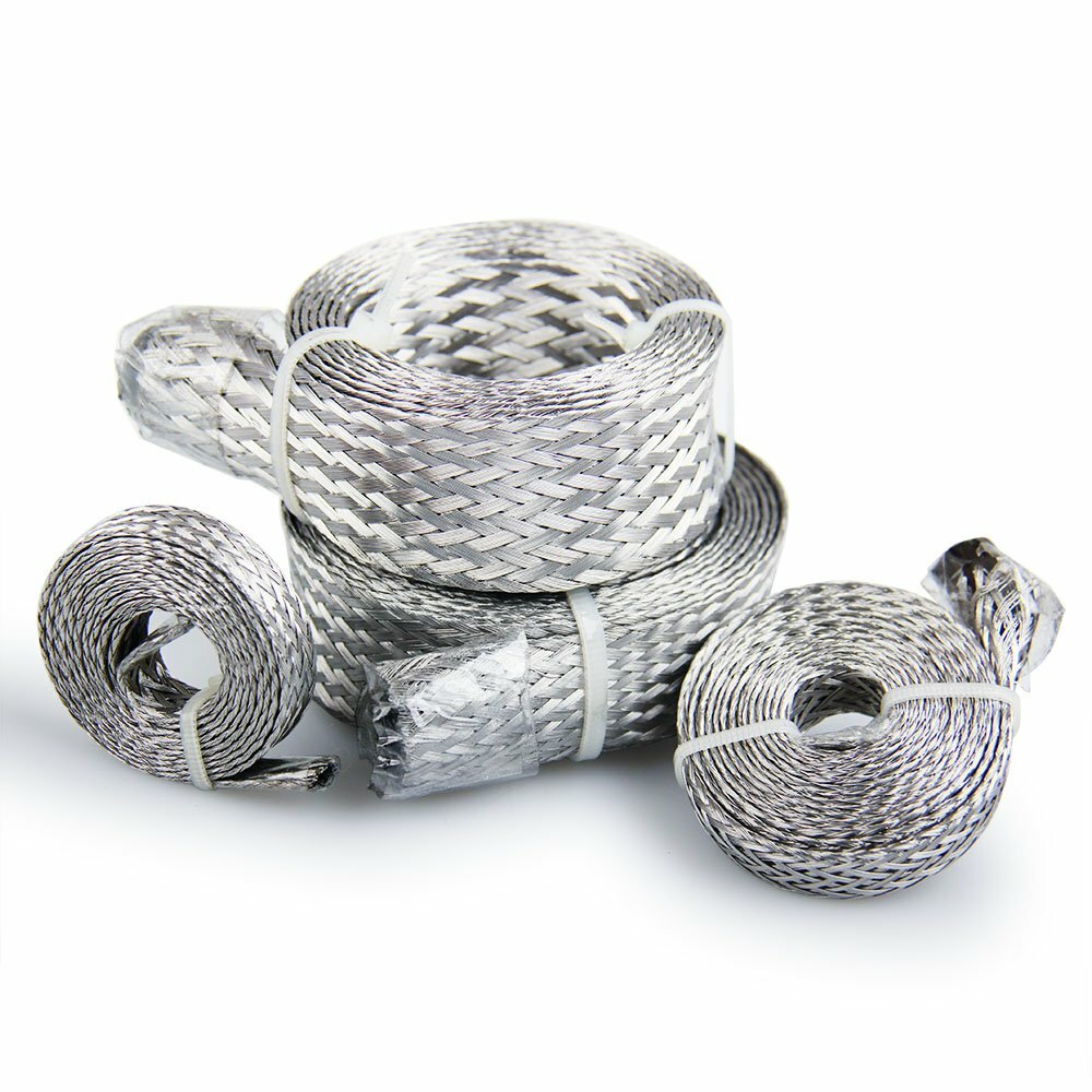 STAINLESS STEEL BRAIDED HOSE COVER CAPS SLEEVING ENGINE VACUUM HEATER