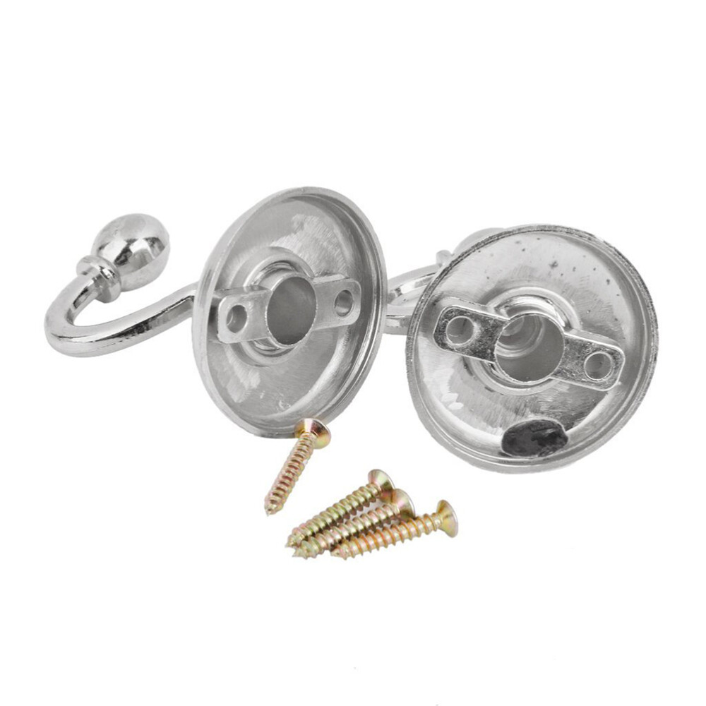 2 Pcs Decorative Window Drapery Holder Suction Cup Hat Wall Hooks Stop