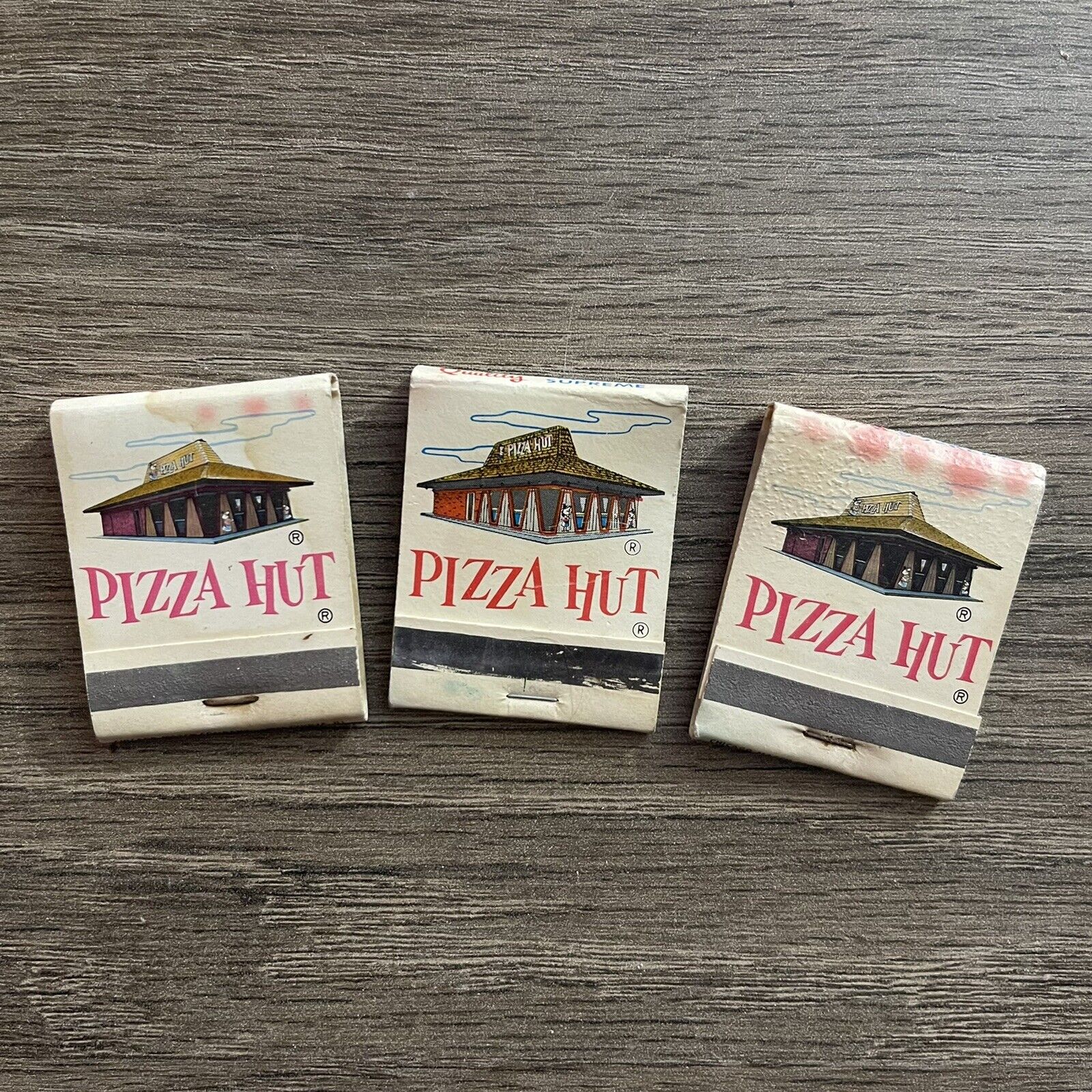 Matchbook Cover - Pizza Place - Red Lion Pizza Riviera Plaza