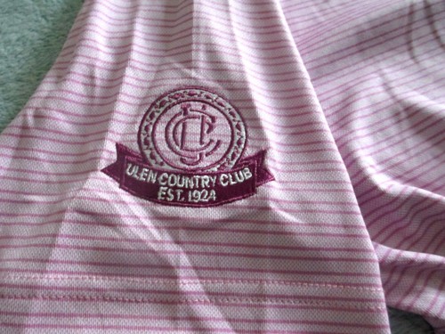 NEW Greg Norman Shark Pro Series Golf Polo, Pink Stripe, Men's Medium NWT 49.00 - Picture 6 of 9