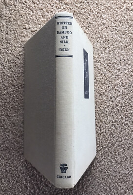洋書 Die chinesischen handschriften- und... Written On Bamboo And Silk 1962 Chinese Inscriptions Vintage Book