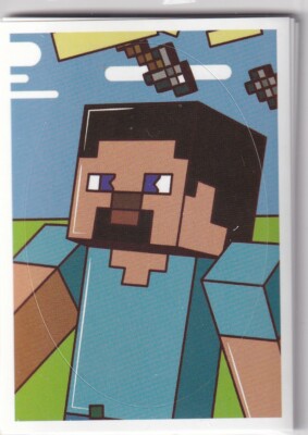 Panini Minecraft Treasure Sticker 2021 Nr. 170 Art out of the Cube Steve