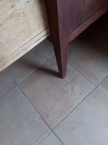 mobile cassettone como' luigi xvi antico originale napoletano in patina ciliegio - Foto 6 di 7
