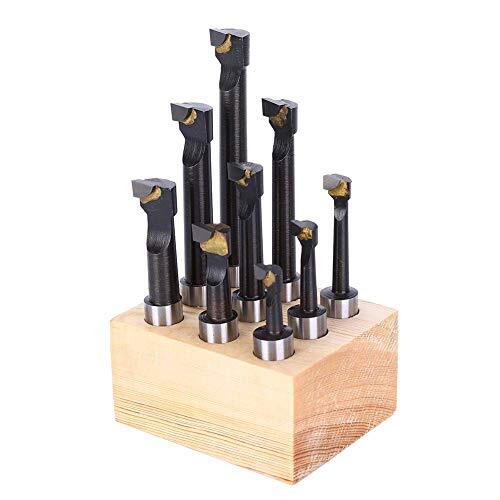 Offerta Set Barre Alesatrici 9 Pezzi - Utensili per Tornio CNC Acciaio