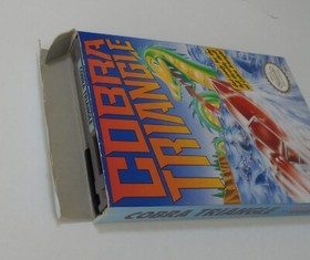 Cobra Triangle Nintendo Nes Video Game Box Manual Year 1989