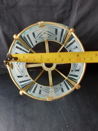 Vintage Frosted Glass Panel Light Shade - Picture 7 of 8