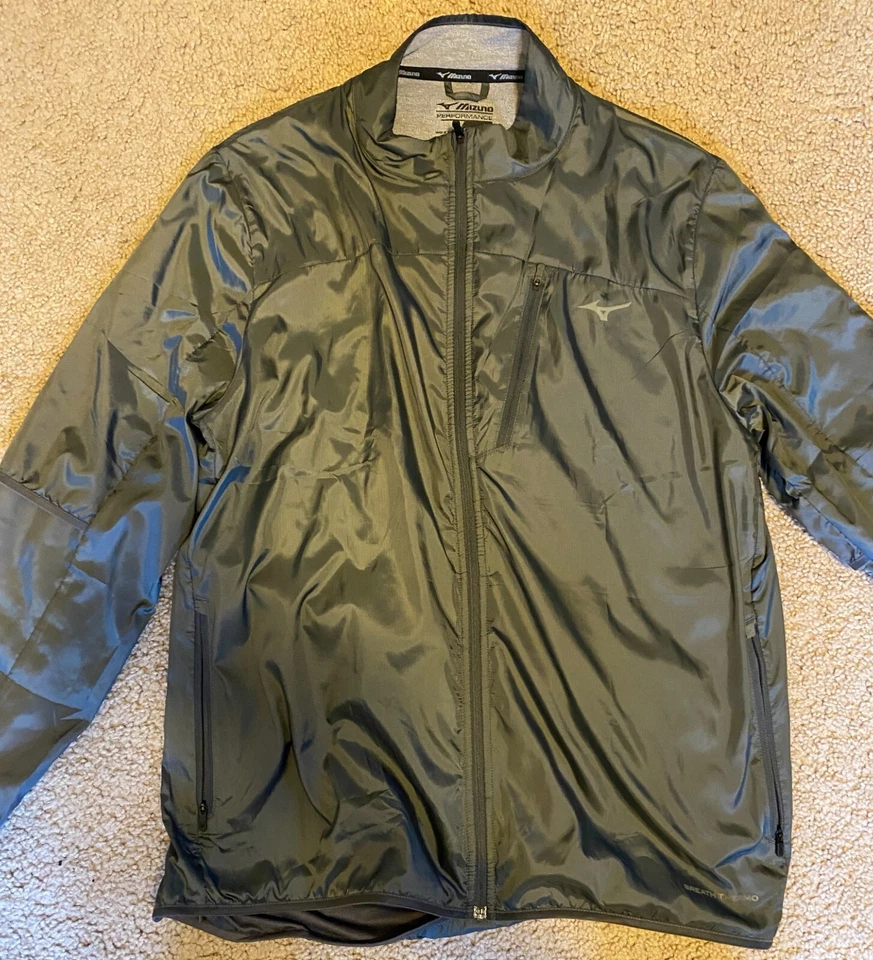 📀 Chaqueta Mizuno Para Hombres Breath Thermo Fz - (Talla: M) Imán ¡NUEVA! Foto 2 de 4