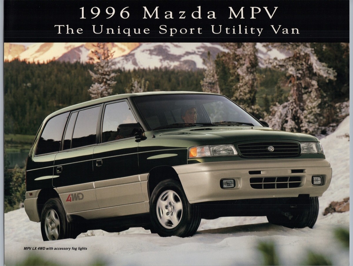 1996 Mazda MPV Sports Utility Van Car Sale Flyer | eBay