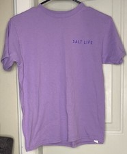 Turtle Island Youth Lavender Salt Life T-Shirt Youth Medium