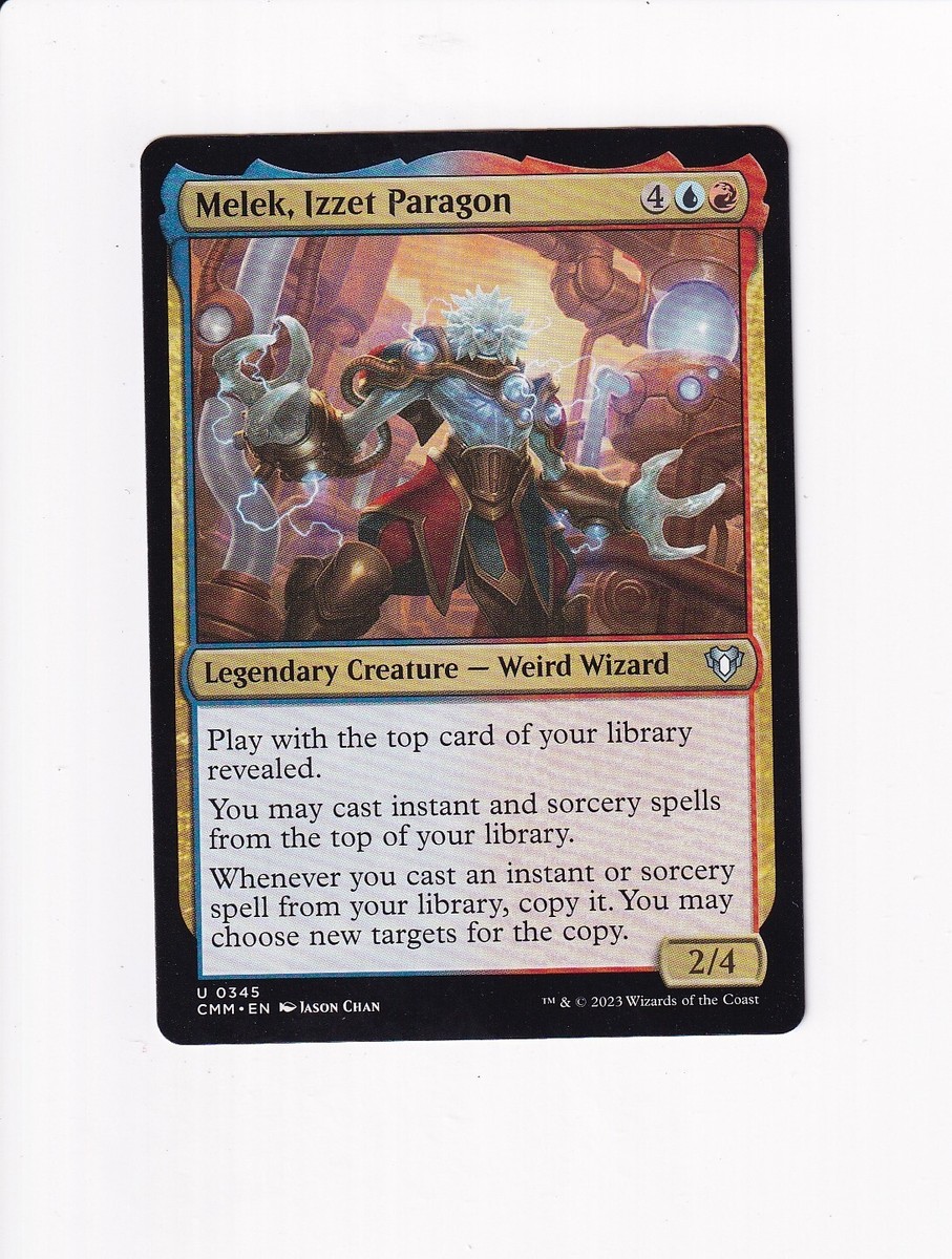 mtg melek izzet paragon commander deck Melek, You may choose new targets for the copy. Melek, Izzet Paragon | Decked