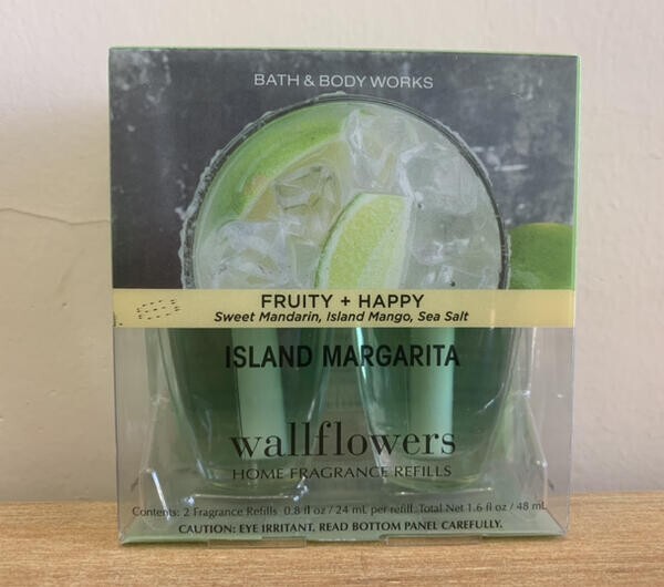 NEW BATH & BODY WORKS ISLAND MARGARITA WALLFLOWER PLUG IN REFILL BULB