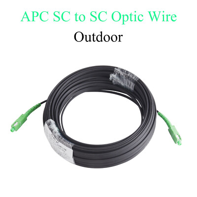 Fiber Patch Cord APC SC to SC Single-mode 1-core Outdoor Cable Simplex 20M-70M