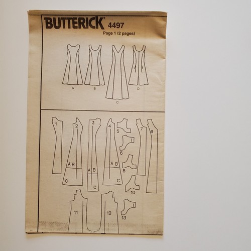 Butterick 4497 Misses 6-10 Dress Jumpsuit Petite Sewing Pattern Uncut - Picture 7 of 9
