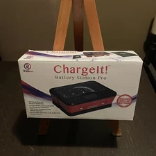 Charge It Battery Station Pro By Digital Treasures - Recharges Regular Batteries