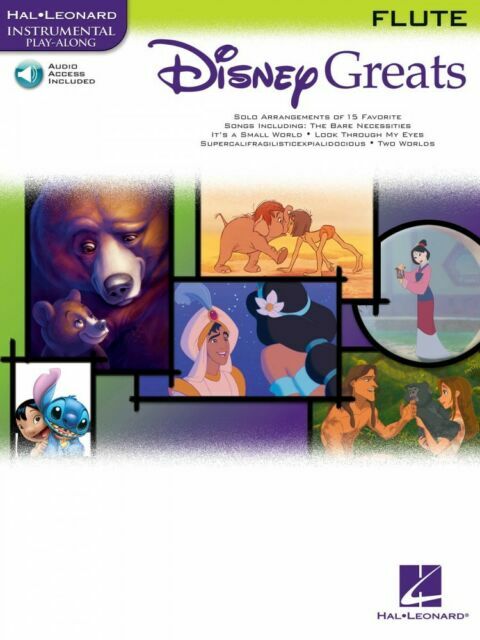Hal Leonard Disney Greats For Flute Bk Cd Play Along For Sale Online Ebay