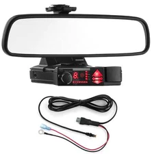 Mirror Mount + RJ11 Direct Wire for Valentine V1 Radar Detectors Gen 1 and Gen 2