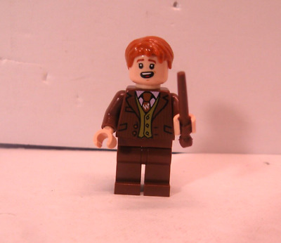 LEGO Fred Weasley Minifigure Dark Orange Suit hp433 From LEGO Fred Weasley Minifigure Dark Orange Suit hp433 From