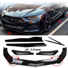 Front Bumper Lip Spoiler Splitter Side Skirt Rear Lip For Acura ILX TLX P