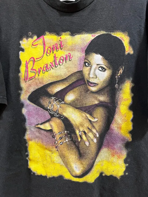 トニーブラクストンヴィンテージTシャツ Vintage Toni Braxton & Kenny G 90s T-shirt Adult Full Size S-5XL