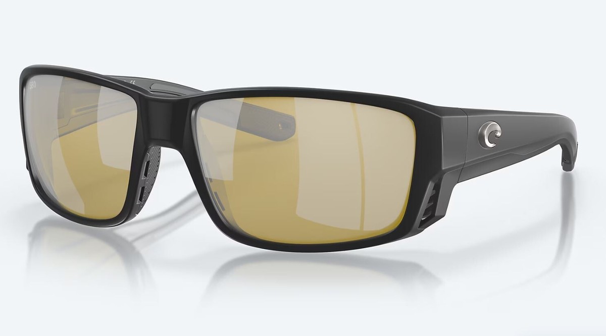NEW Costa Del Mar Tuna Alley PRO Matte Black / Sunrise Silver