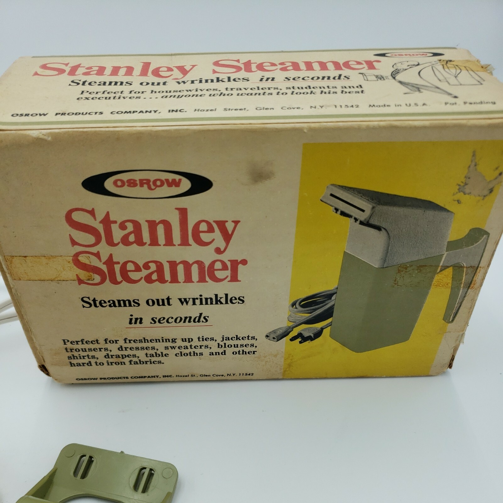 Vintage Osrow Stanley Steamer Glen Cove, New York Does Not Work