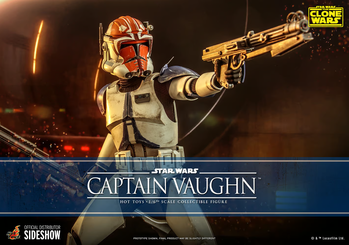 ホットトイズ 1/6 スター・ウォーズ キャプテン・ヴォーン TMS065 Star Wars: The Clone Wars 332nd CAPTAIN VAUGHN Sixth Scale 1