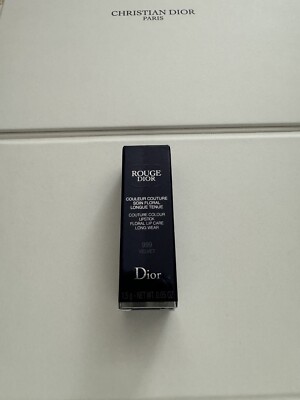 Dior Rouge Dior Couture Colour Lipstick 999 Satin 0.05oz New in Box - MAKE OFFER