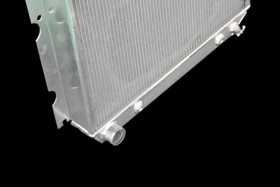 Radiador de aluminio de 3 filas para 1967-1971 Plymouth GTX V8 Big Block 22" núcleo ancho Foto 3 de 4