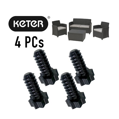 4x Keter Bolzen Ersatzteile Allibert Mia Gartenmöbel Kunststoff Sofa Stuhl