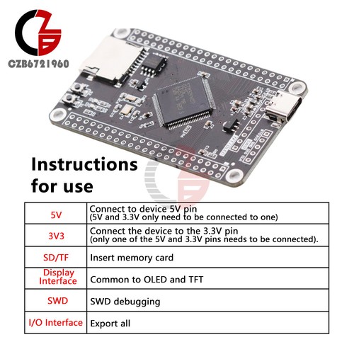 STM32F407VGT6 APM32F407VGT6 STM32F407VET6 Core Development Board DIY Type-C - Picture 4 of 16
