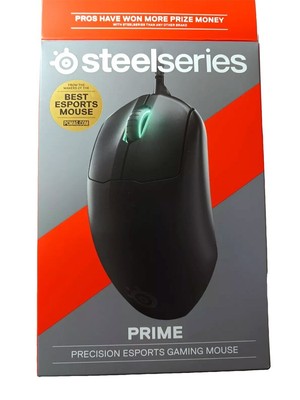 SteelSeries Prime Gaming Optical Mouse Best Esports Black Wired Lightweight NEW