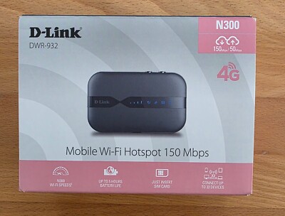 D-Link DWR-932 4G-LTE mobile WLAN-Router Neu & OVP
