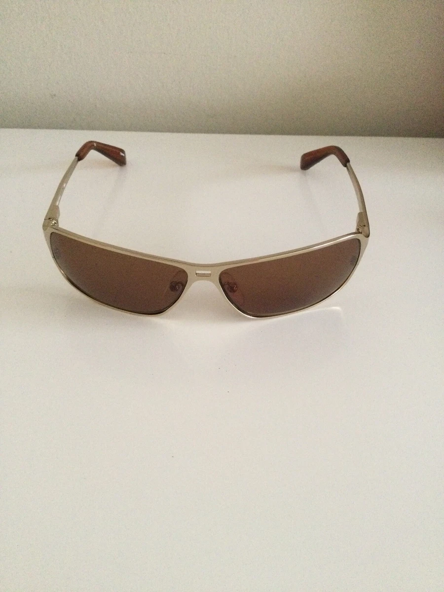 undskylde timeren Indstilling Stussy Gold/Brown Vintage Boris Sunglasses | eBay