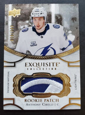2018-19 Exquisite Collection Anthony Cirelli Premium RC Patch 79/299 Lightning