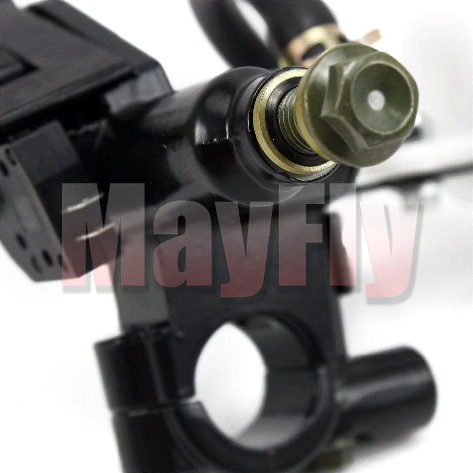 Juego de palancas de depósito de cilindro maestro embrague freno universal CNC de 7/8"" para motocicleta Foto 4 de 4
