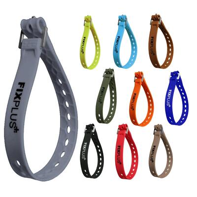 Fixplus Gummi Zurrband Strap 46x2,2cm Spann Gurt Befestigung Transport Fahrrad