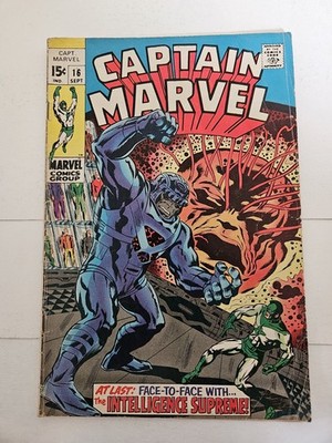 Captain Marvel #16 (Marvel'69) *Gd+* Please Look At Pics For Condition 