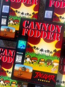 Cannon Fodder Atari Jaguar EMPTY BOX - 12 Virgin Sensible Replacement - No Game