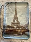 Vintage Paris Eiffel Tower Melamine Souvenir Trinket Dish Made In Italy Set of 6 — photo 4