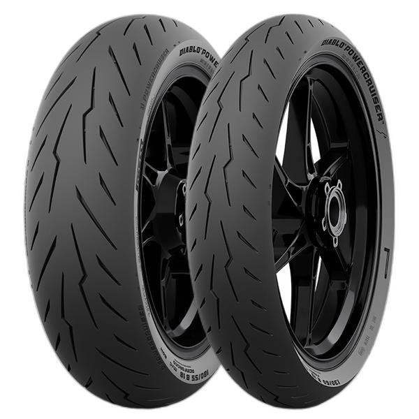 TYRE PAIR PIRELLI 150/80-16 71H + 160/60-18 70V DIABLO POWERCRUISER